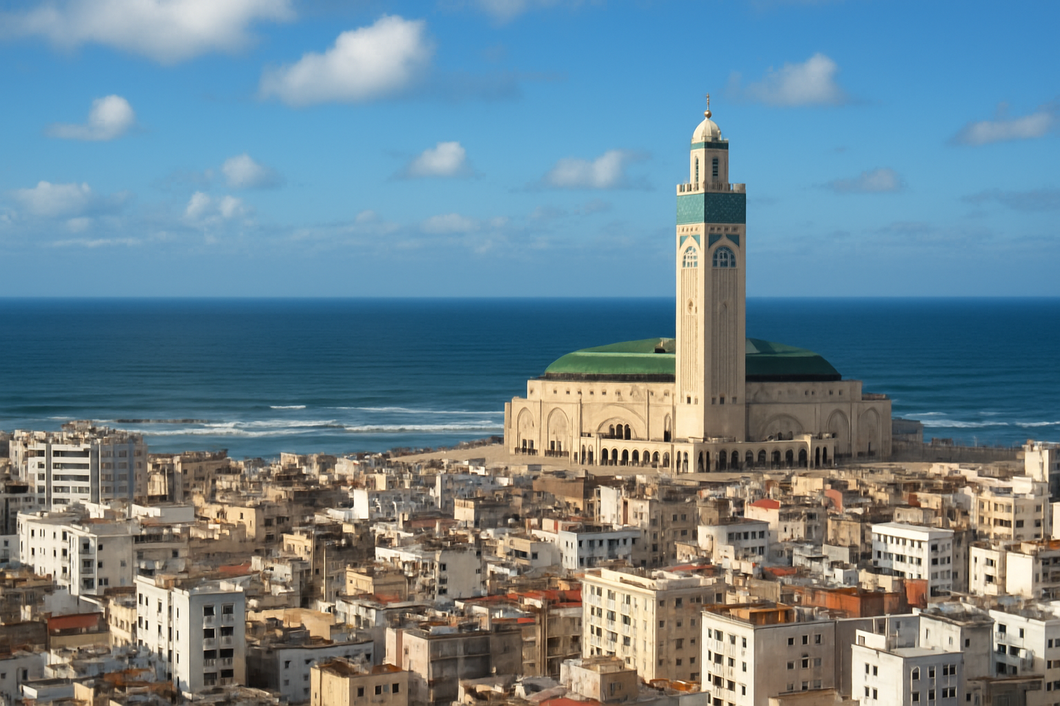 Photo de la mosquée Hassan II à Casablanca